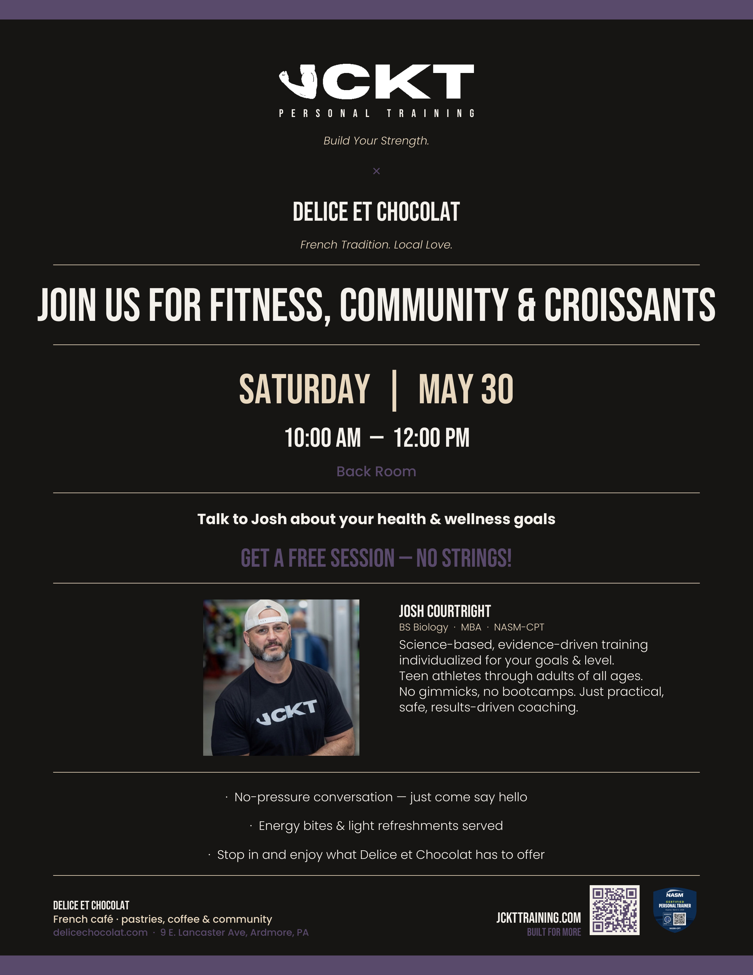 JCKT Launch Event Flyer